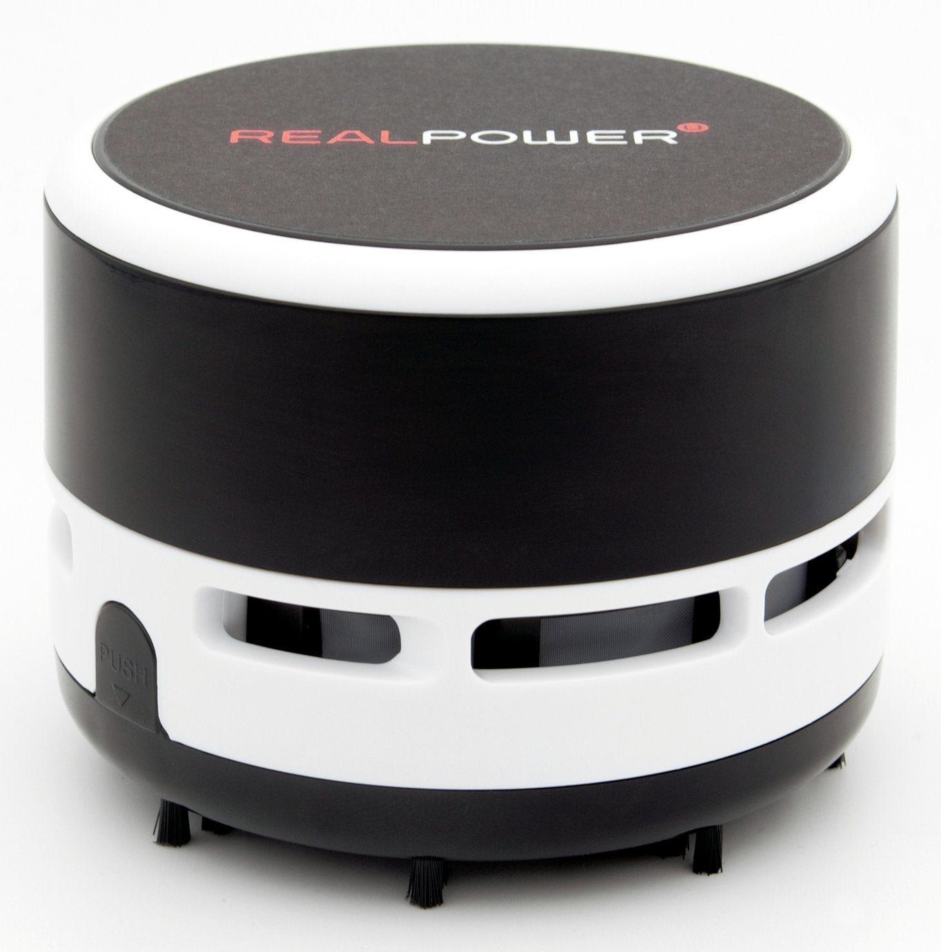 Aspiradora De Mano Realpower Mini Hoover-1 Negro, Blanco Sin Bolsa