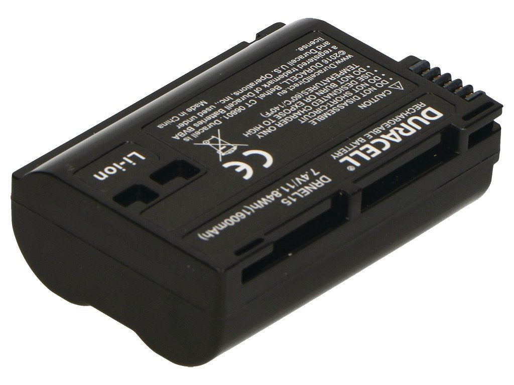 EAN 5055190133378 - Duracell DRNEL15 batería para cámara/grabadora Ión de litio 1600 mAh imagen 3