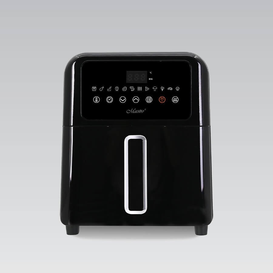 EAN 4820268321459 - Maestro MR-757 freidora Sencillo 6 L Independiente 1700 W Freidora de aire caliente Negro, Plata imagen 3