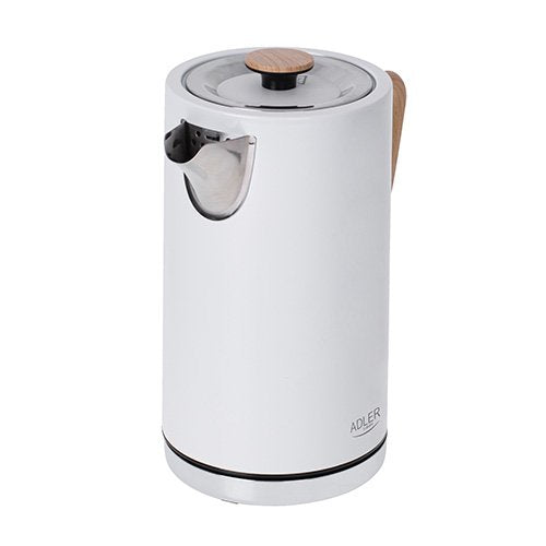 Hervidor Eléctrico Adler Ad 1347w, Potencia 2200 W, Capacidad 1,5 L, Blanco