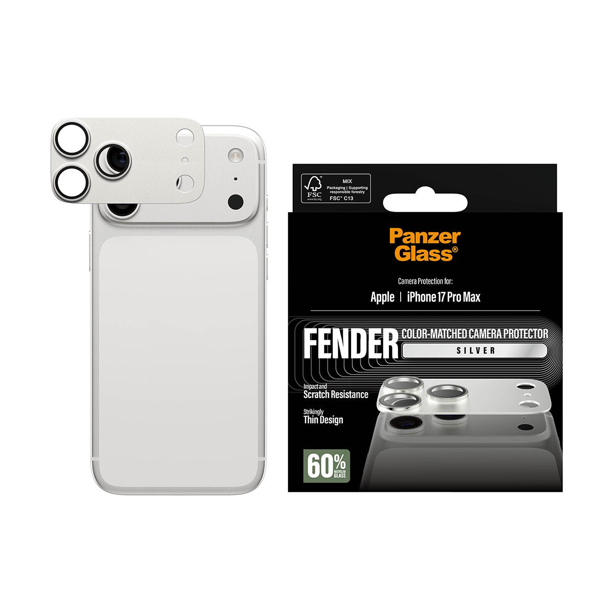 Panzerglass Fender Camaraschutz Iphone 17 Pro Max Plata