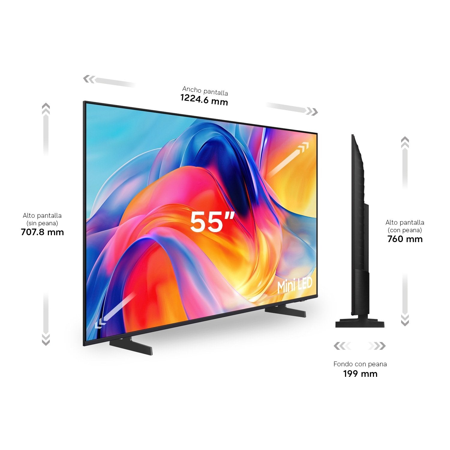 EAN 8806099134372 - Samsung TU55M73HAUXXC Televisor 139,7 cm (55") 4K Ultra HD Wifi Gris imagen 9