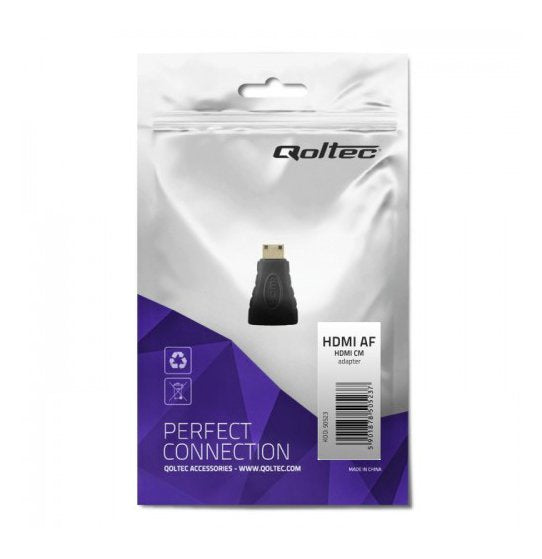 Qoltec 50523 Adapter Hdmi Female Mini Hdmi Male