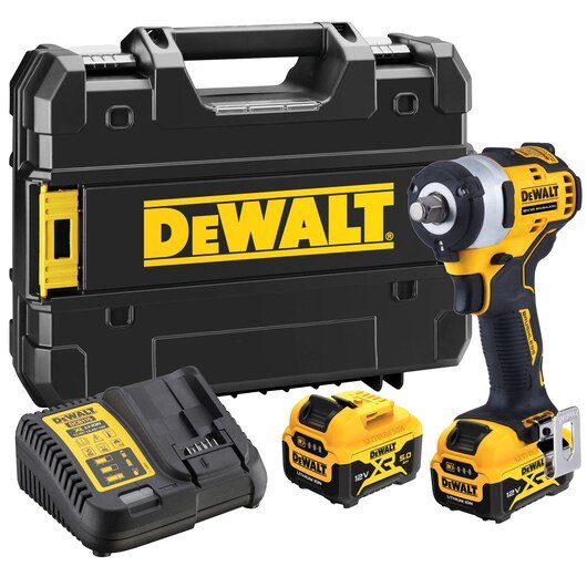 Dewalt Atornillador De Impacto Inalámbrico Dcf901p2, 12 Voltios Dcf901p2-Qw
