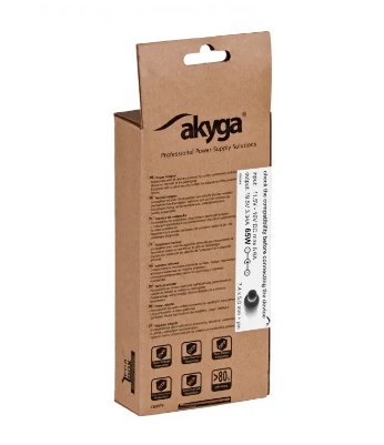 EAN 5901720133571 - Akyga AK-ND-33 adaptador e inversor de corriente Auto 65 W Negro imagen 3