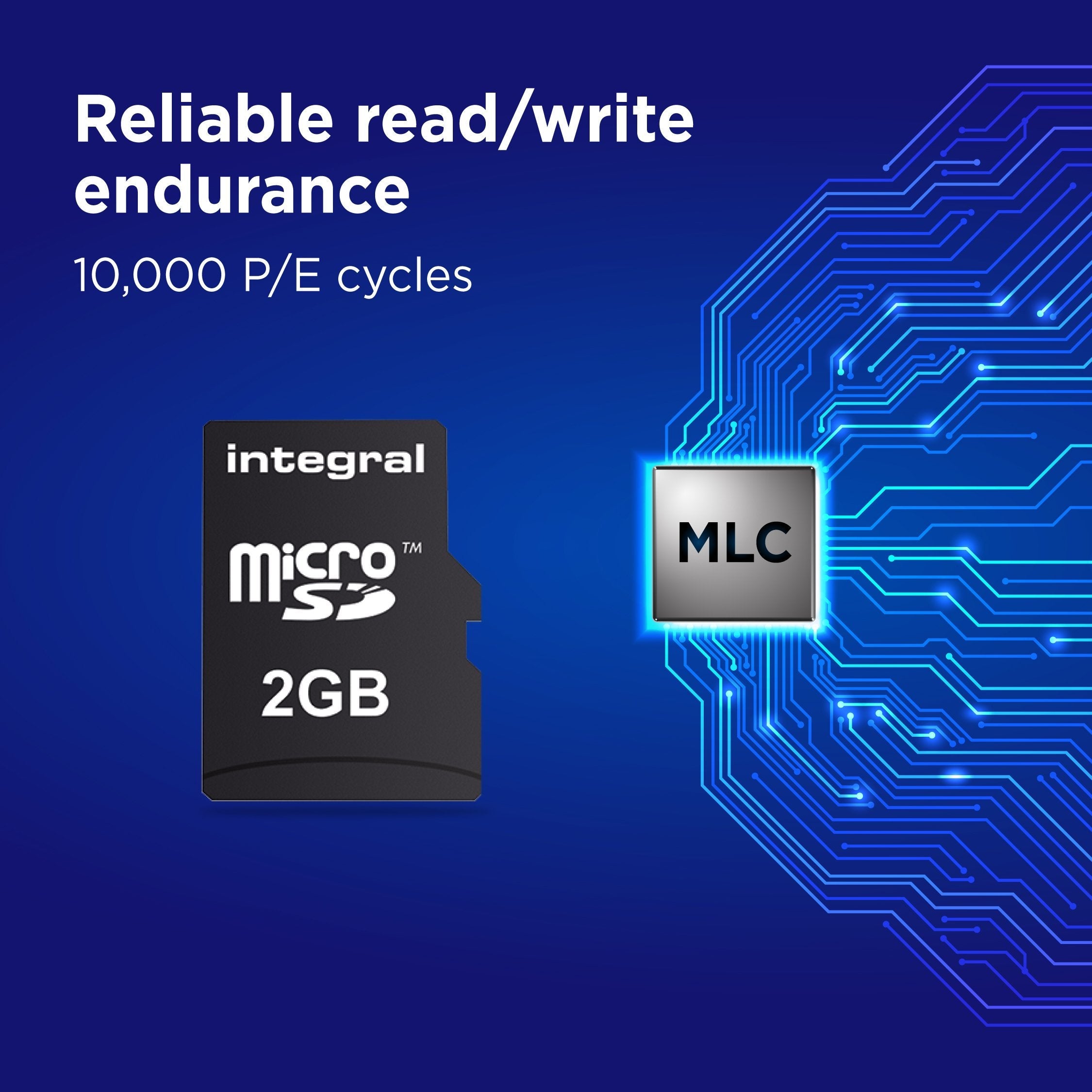 Micro Sd Card 2gb W/Adapter To Sd Card