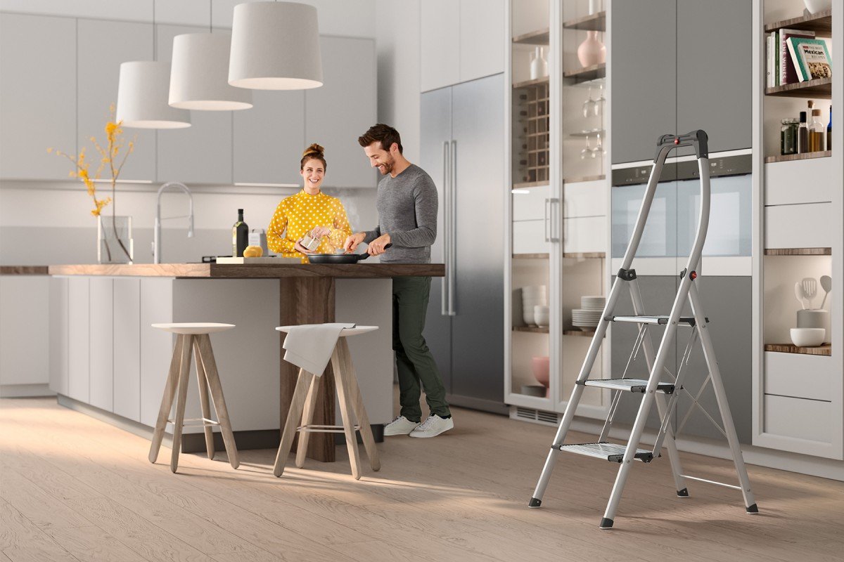 Hailo K100 Topline 2 Step Stepladder