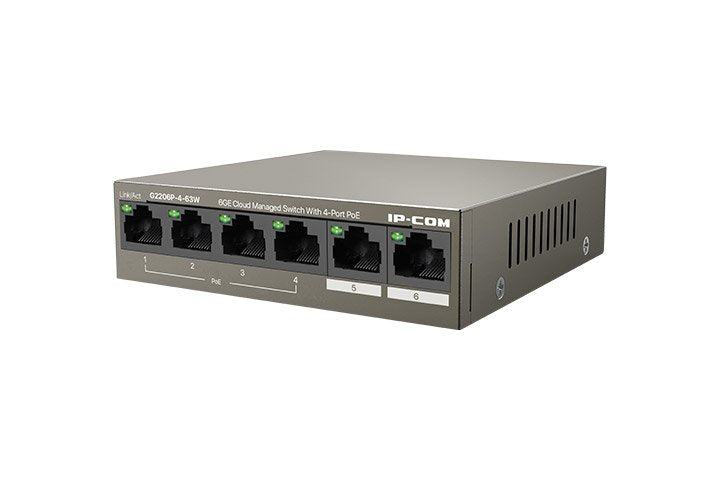 Switch Ip-Com Networks G2206p-4-63w Gestionado Gigabit Ethernet (10/100/1000) Energía Sobre Ethernet (Poe)