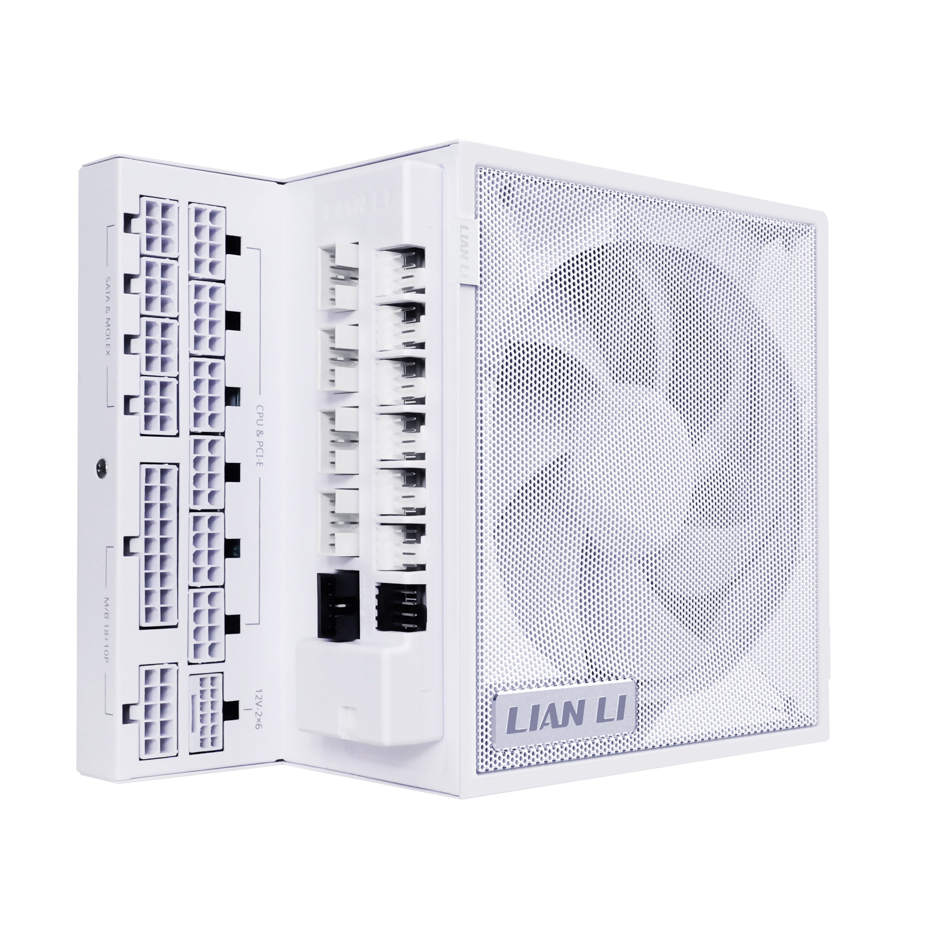 EAN 4718466017123 - Lian Li EG1200G unidad de fuente de alimentación 1200 W 24-pin ATX SFX Blanco imagen 6