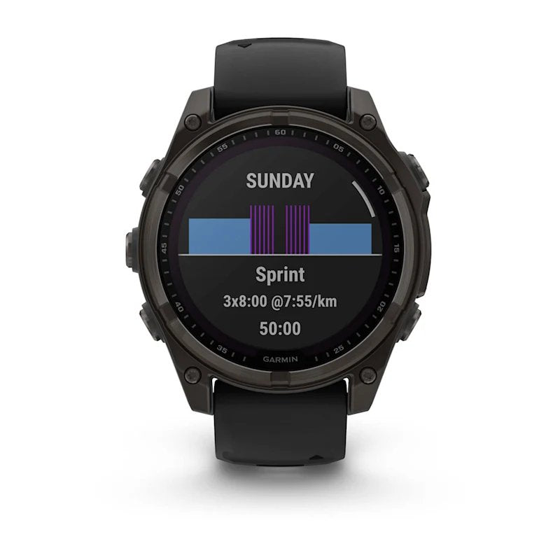 EAN 753759339333 - Garmin fenix 8 3,3 cm (1.3") 51 mm Digital 260 x 260 Pixeles Pantalla táctil Titanio Wifi GPS (satélite) imagen 4