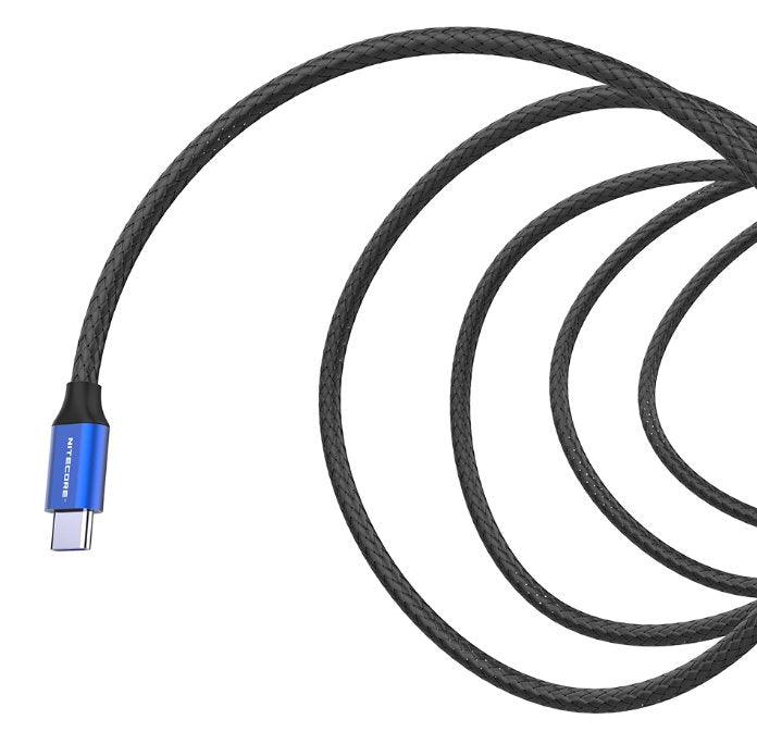 EAN 6952506493272 - Nitecore UAC20 cable USB USB 2.0 1 m USB C USB A Negro, Azul imagen 2