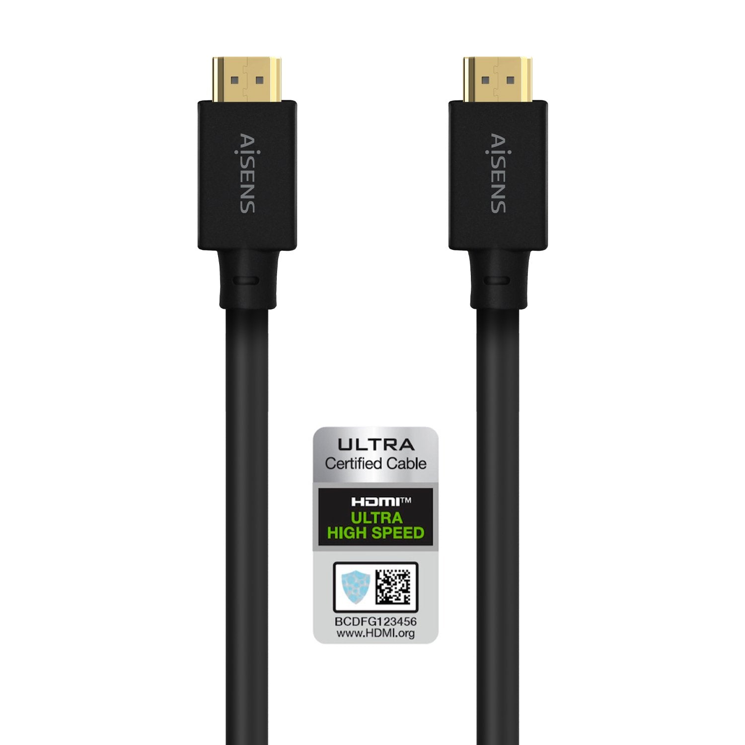 Aisens Cable Hdmi V2.1 Ultra Alta Velocidad/Hec 8k@60hz 48gbps - A/M-A/M - 5m - Negro