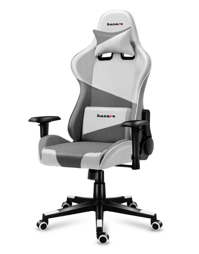 EAN 5903796012989 - Huzaro Force 6.2 Silla para videojuegos de PC Asiento (de seguridad) de butaca Gris, Blanco imagen 3