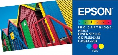 EAN 0010343842373 - Epson Beach Huts Ink Cartridge 3 Colour f Stylus C42UX+Plus cartucho de tinta Original Cian, Amarillo imagen 4