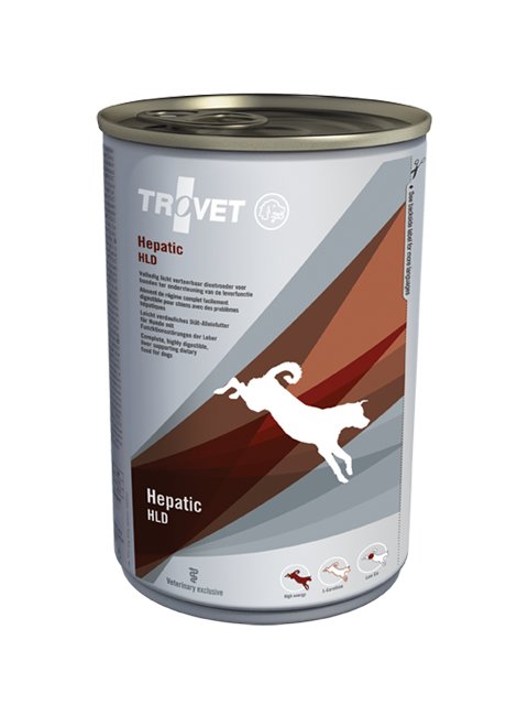 EAN 8716811001588 - TROVET Hepatic Pollo, Arroz Cachorro 400 g imagen 1