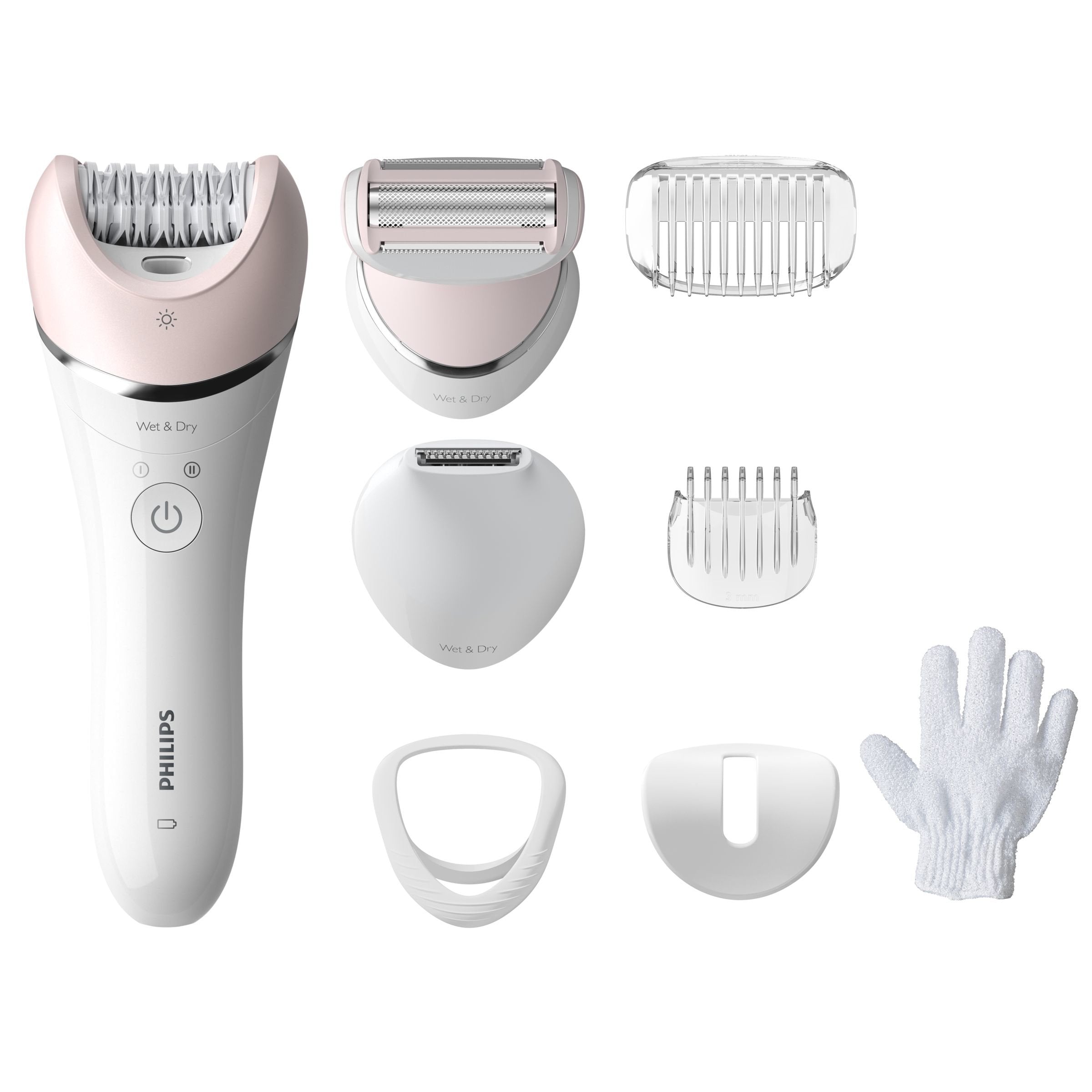 EAN 8710103951988 - Philips BRE721/00 depiladora 32 pinzas Rosa, Blanco imagen 1