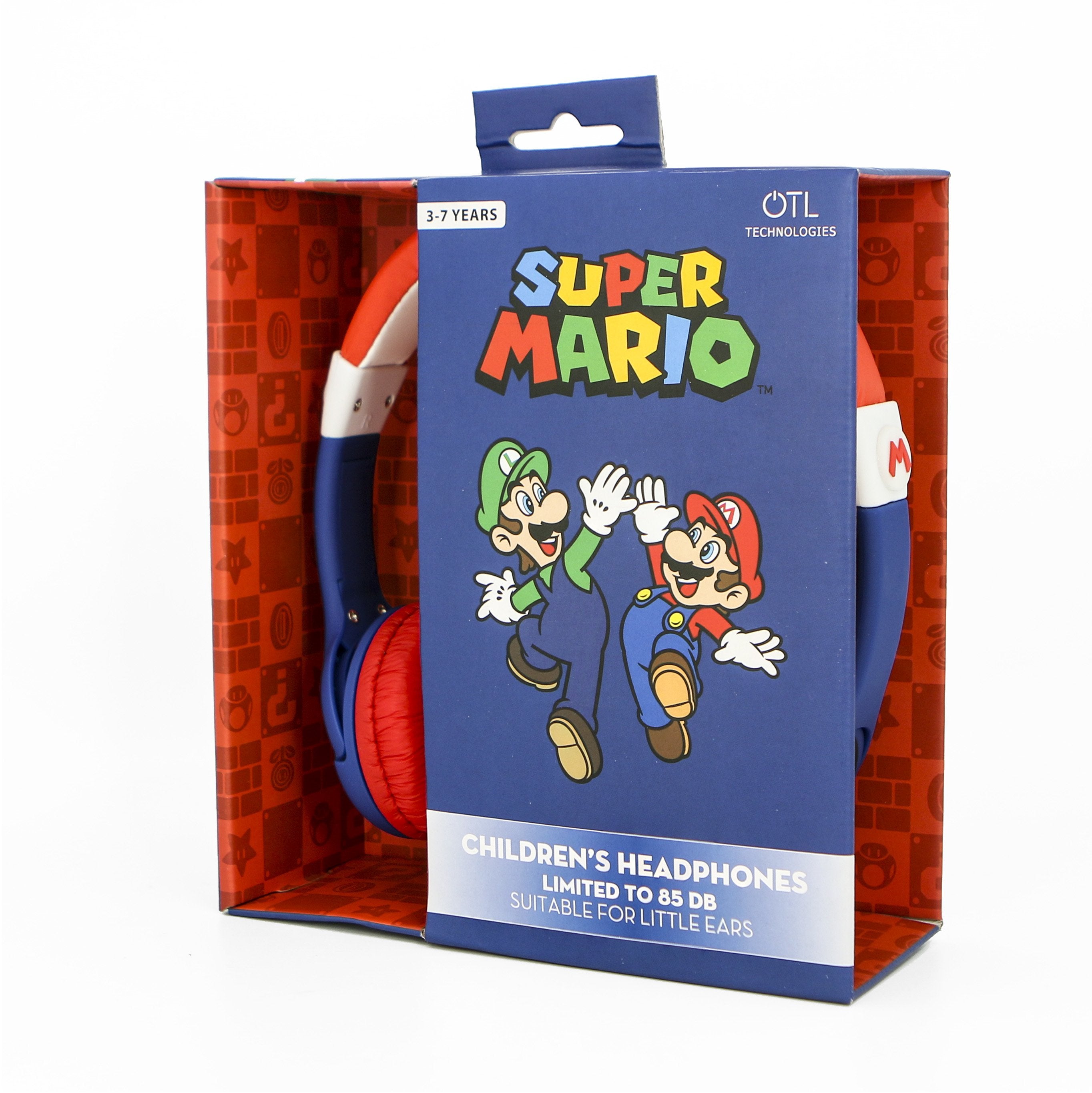 Auriculares Infantiles Otl Super Mario/ Jack 3.5/ Azules