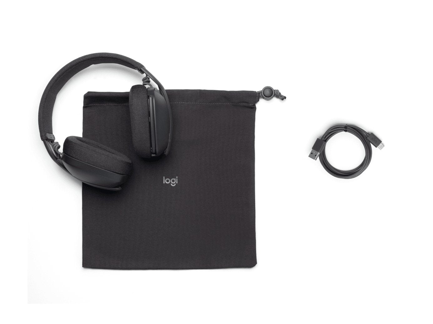Logitech Zone Vibe Wireless Auricular Tamaño Completo Bluetooth Inalámbrico Aislamiento De Ruido Grafito Certificado Para Equipos De Microsoft