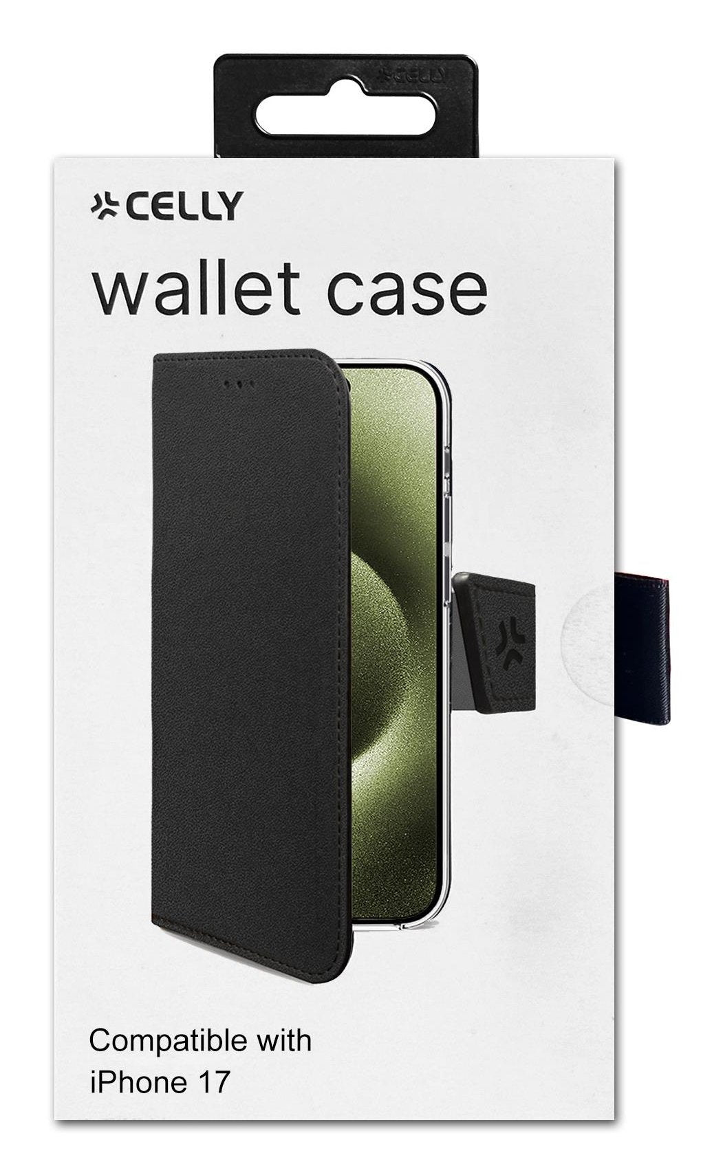 EAN 8021735223146 - Celly WALLY funda para teléfono móvil 16 cm (6.3") Funda cartera Negro imagen 5