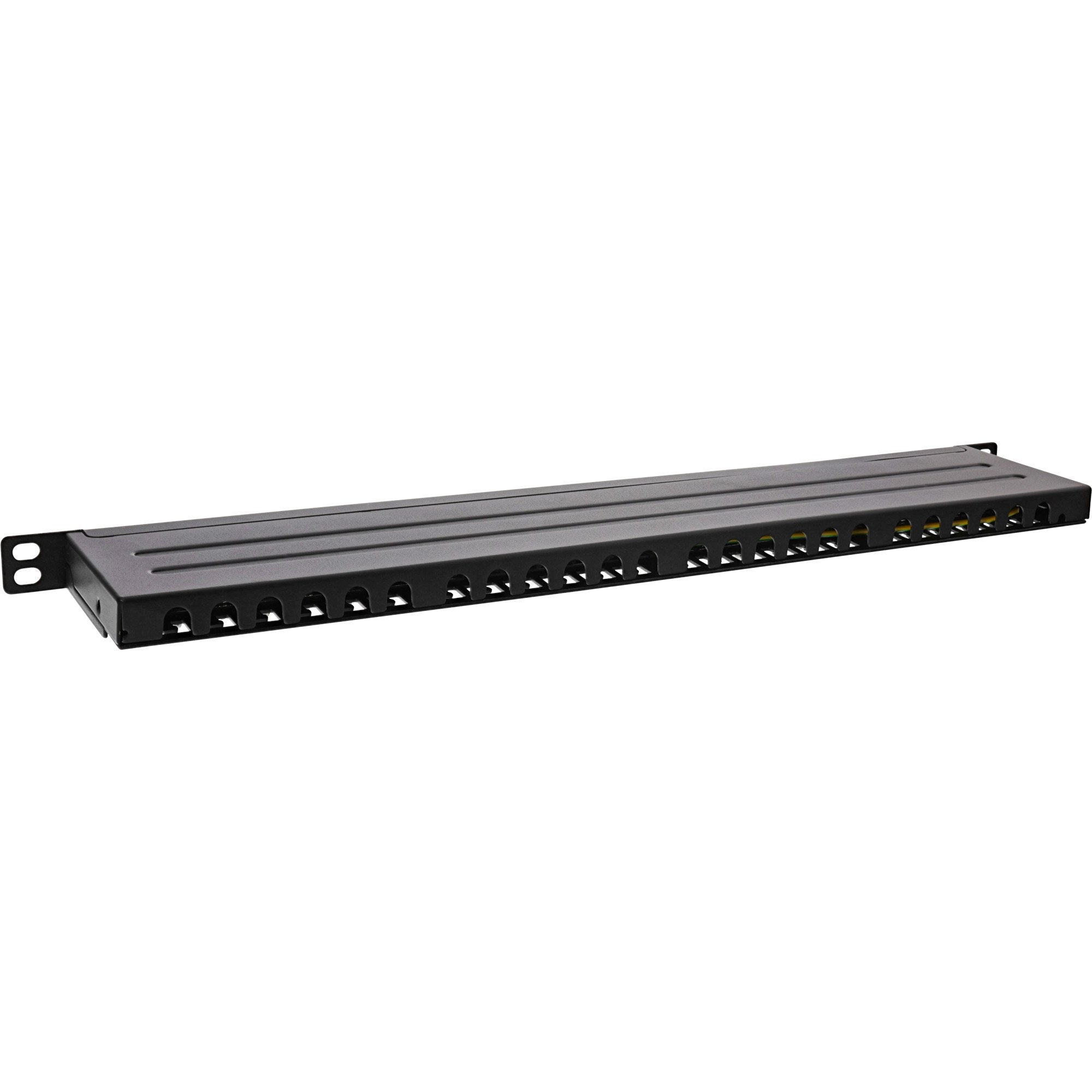 Inline® 19" Patch Panel Cat.6a 0.5 U 24-Port, With Dust Projoection, Negro