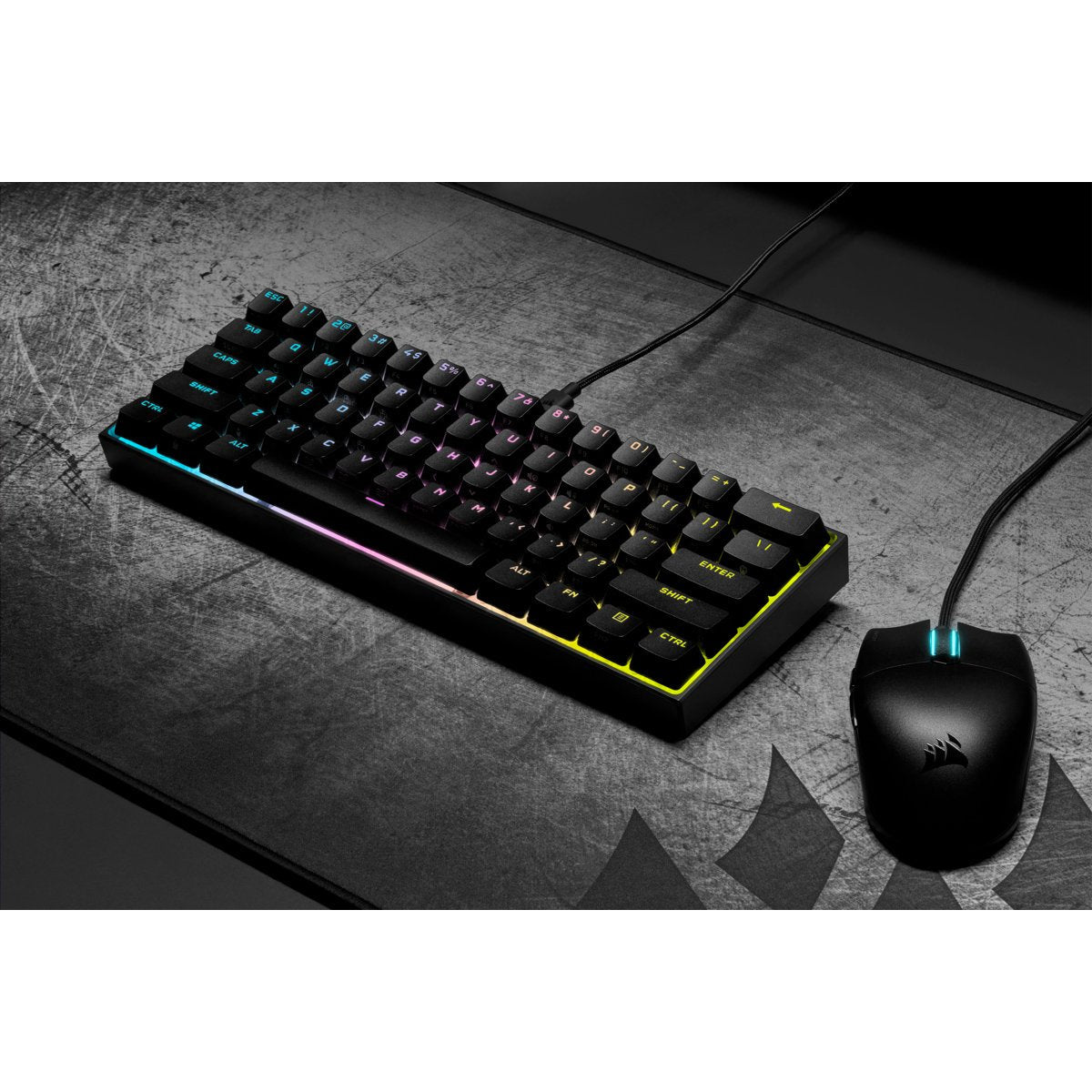 Corsair K65 Rgb Mini 60% Teclado Usb Alemán Negro