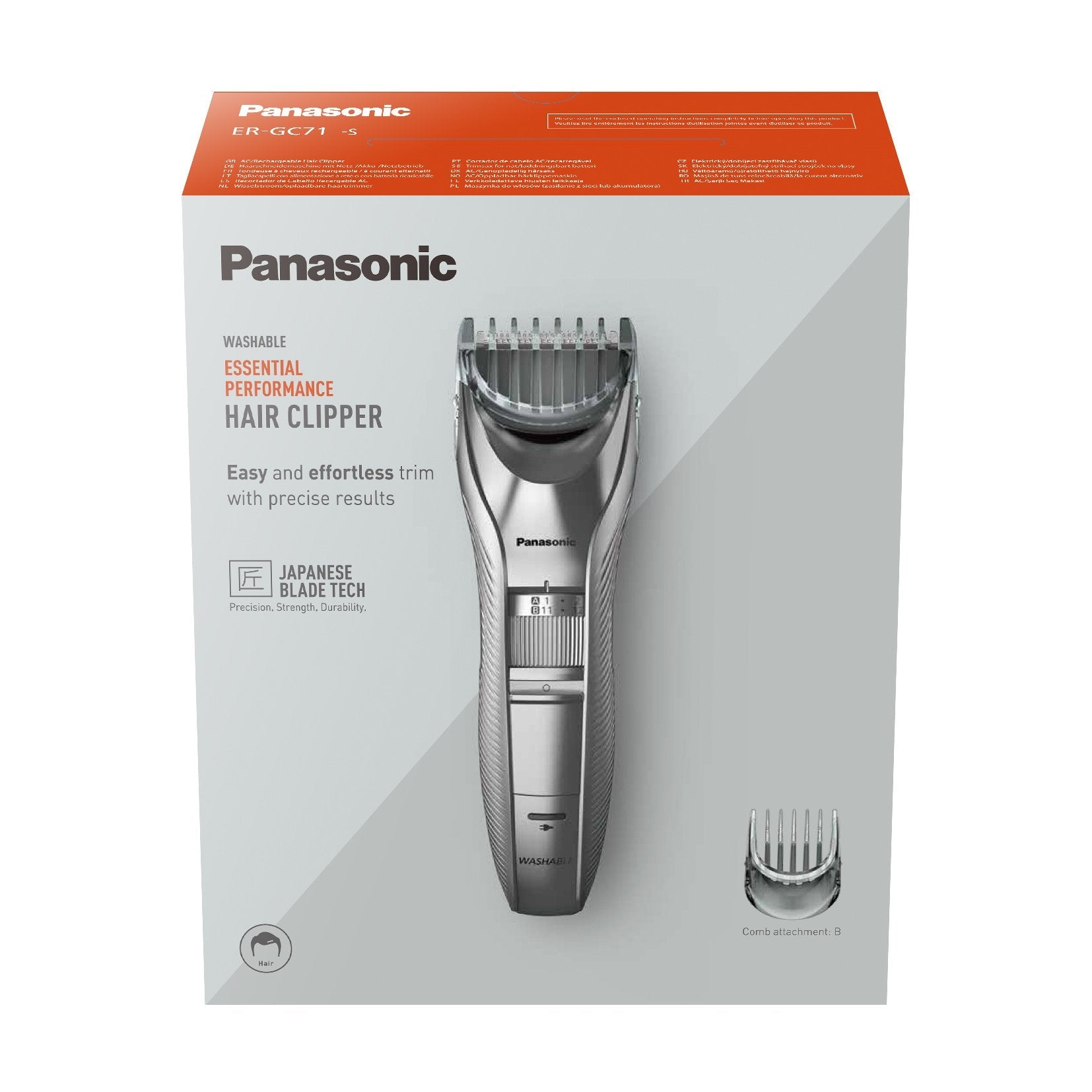 Panasonic Er-Gc71 Plata
