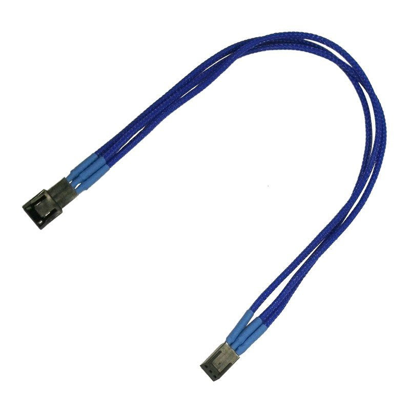 Cable De Extensión Nanoxia De 3 Pines, 30 Cm, Single Azul