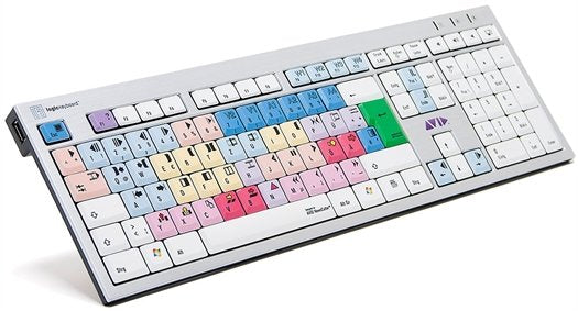 EAN 5707795006570 - Logickeyboard Avid NewsCutter teclado USB QWERTZ Alemán Aluminio imagen 1