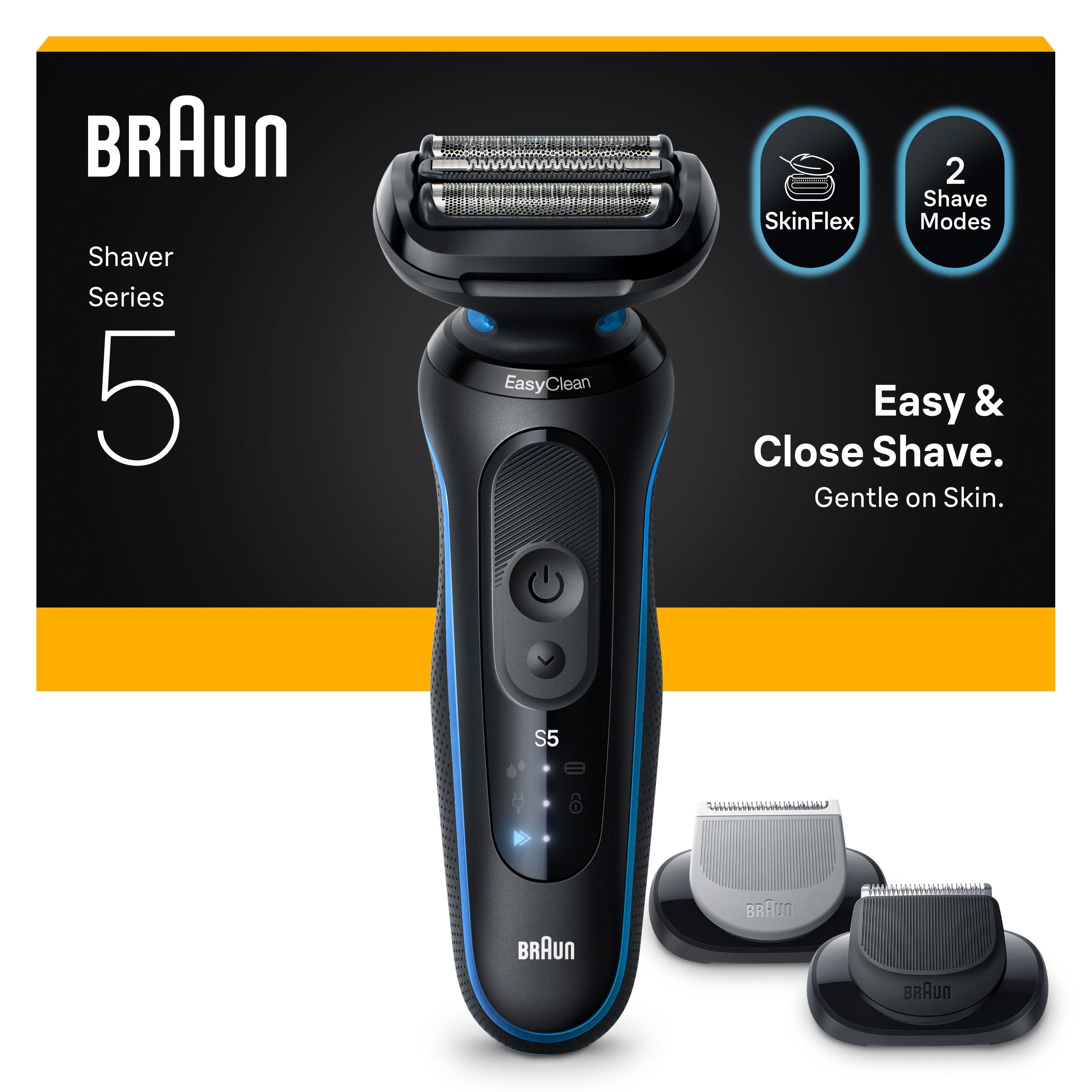 Braun Series 5 52-B1650s (Negro/Azul) 8700216645249