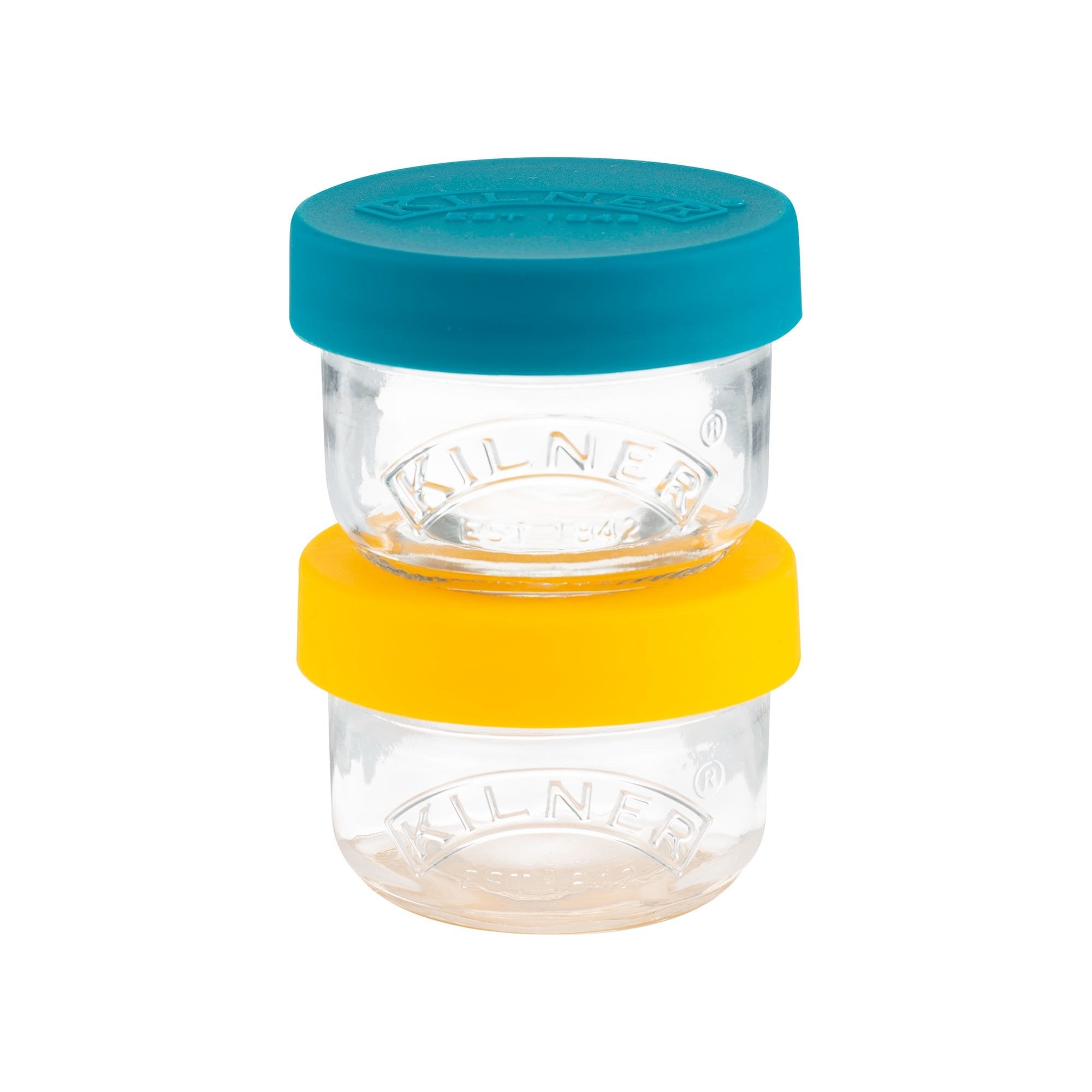 EAN 5010853270050 - Kilner 65025024 recipiente de almacenar comida Alrededor Establecer 0,125 L Azul, Transparente, Amarillo imagen 2