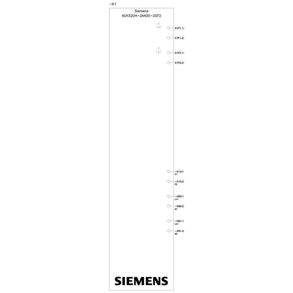 Siemens 6gk5204-2aa00-2gf2 Industrial Ethernet Switch 10 - Switch - 0,1 Gbps