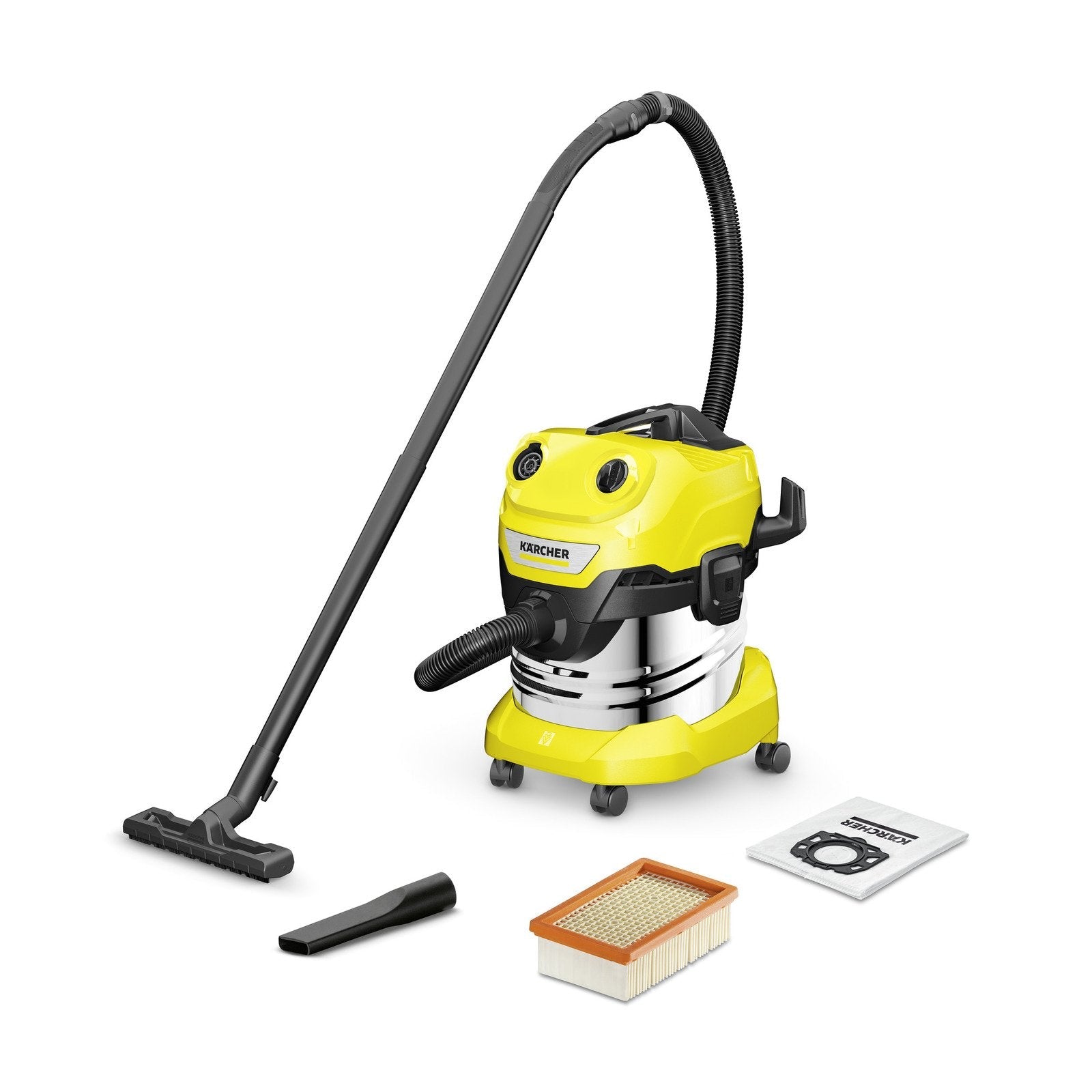 EAN 4066529027887 - Kärcher WD 4 S V-20/5/22 20 L Aspiradora de tambor Seca y húmeda 1000 W Sin bolsa imagen 1