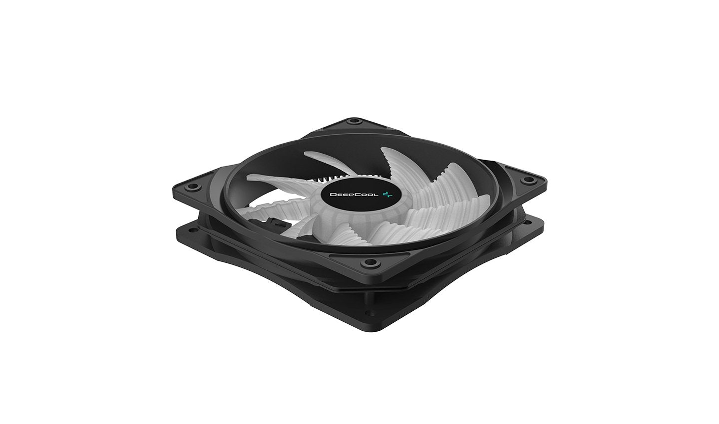 Deepcool Rf120b Carcasa Del Ordenador Ventilador 12 Cm Negro, Translúcido 1 Pieza(S)