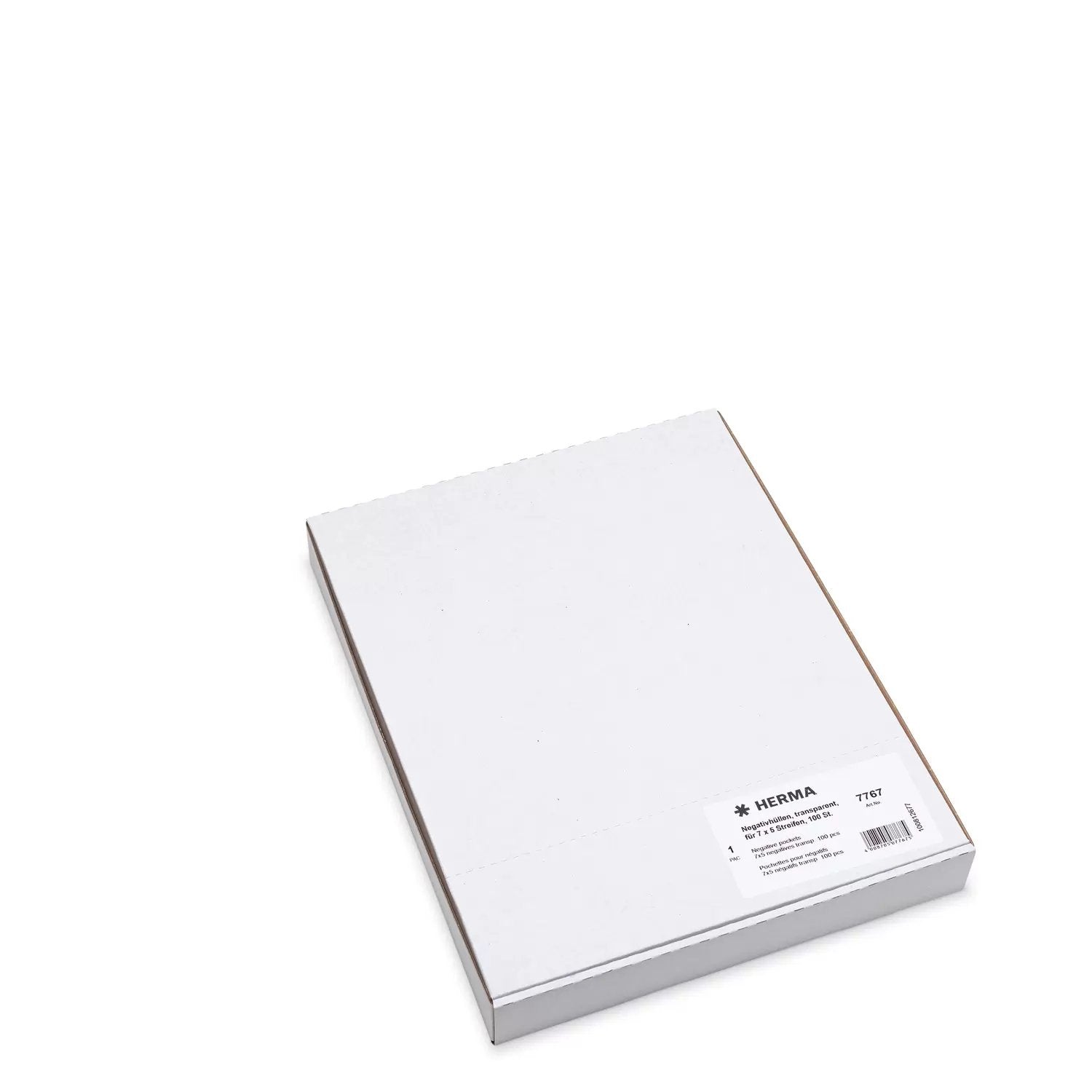 Herma Negative Pockets Pp Clear 100 Sheets/5-Strips 7767 Hojas