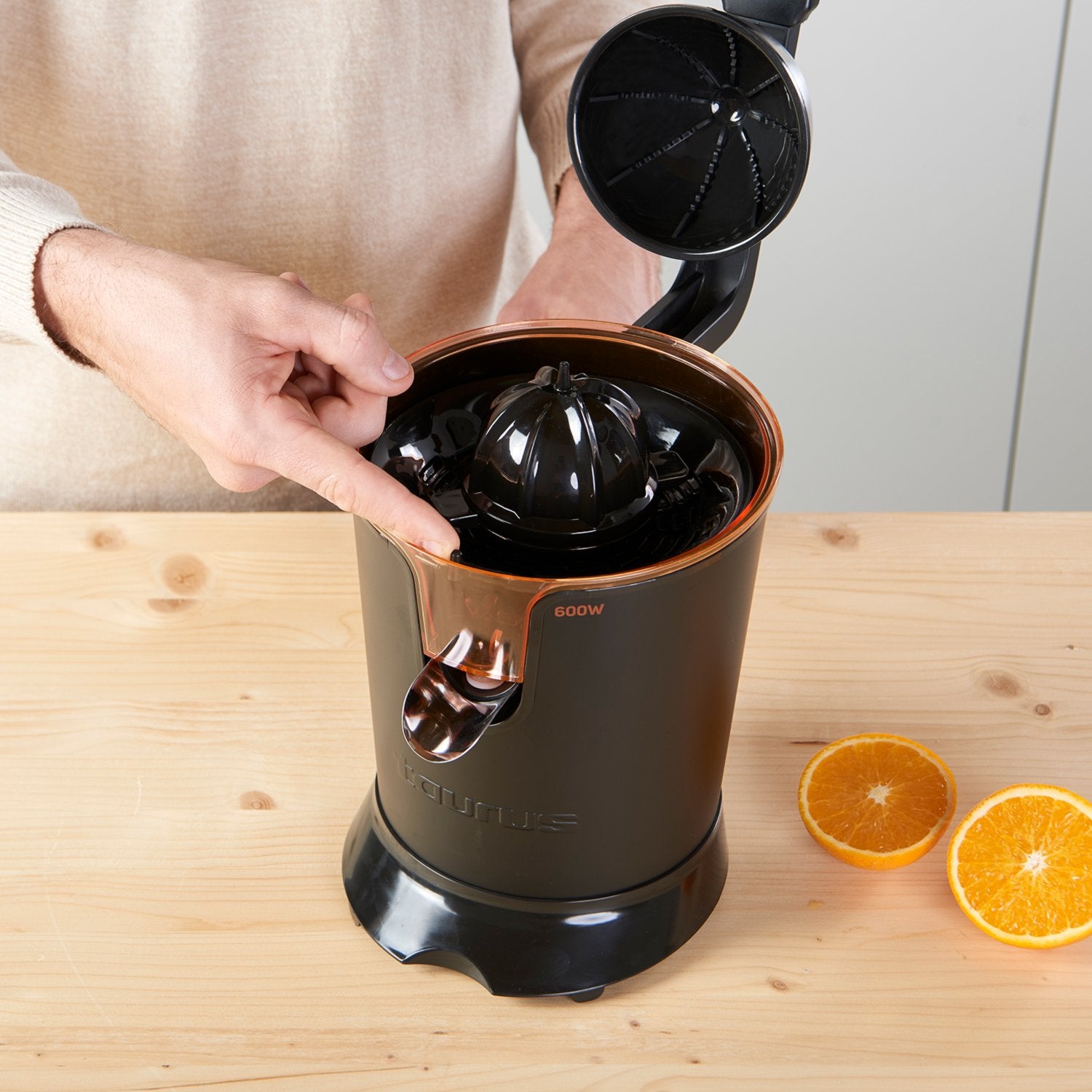 EAN 8414234242570 - Taurus Easy Press 600 Licuadora centrífuga 600 W Negro, Marrón imagen 11