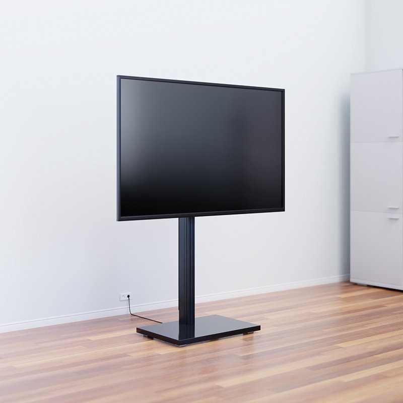 Soporte De Suelo Hagor Cps Elia 160, Soporte De Soporte Negro/Negro (Brillante), Sistema De Soporte Gratuito 4250058533401.0