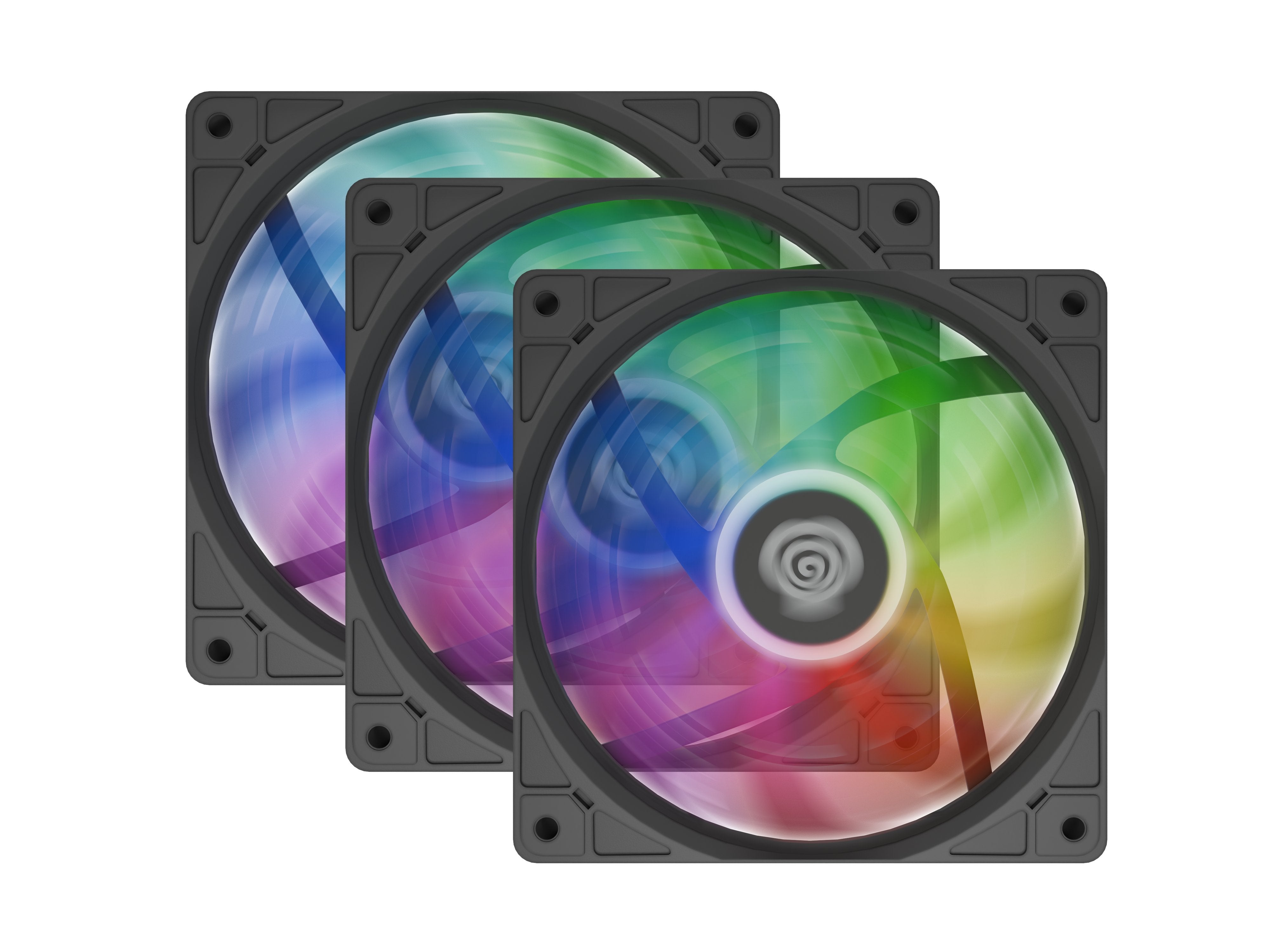 Ventilador Genesis Oxal 120 Argb Negro Pack 3 Uds