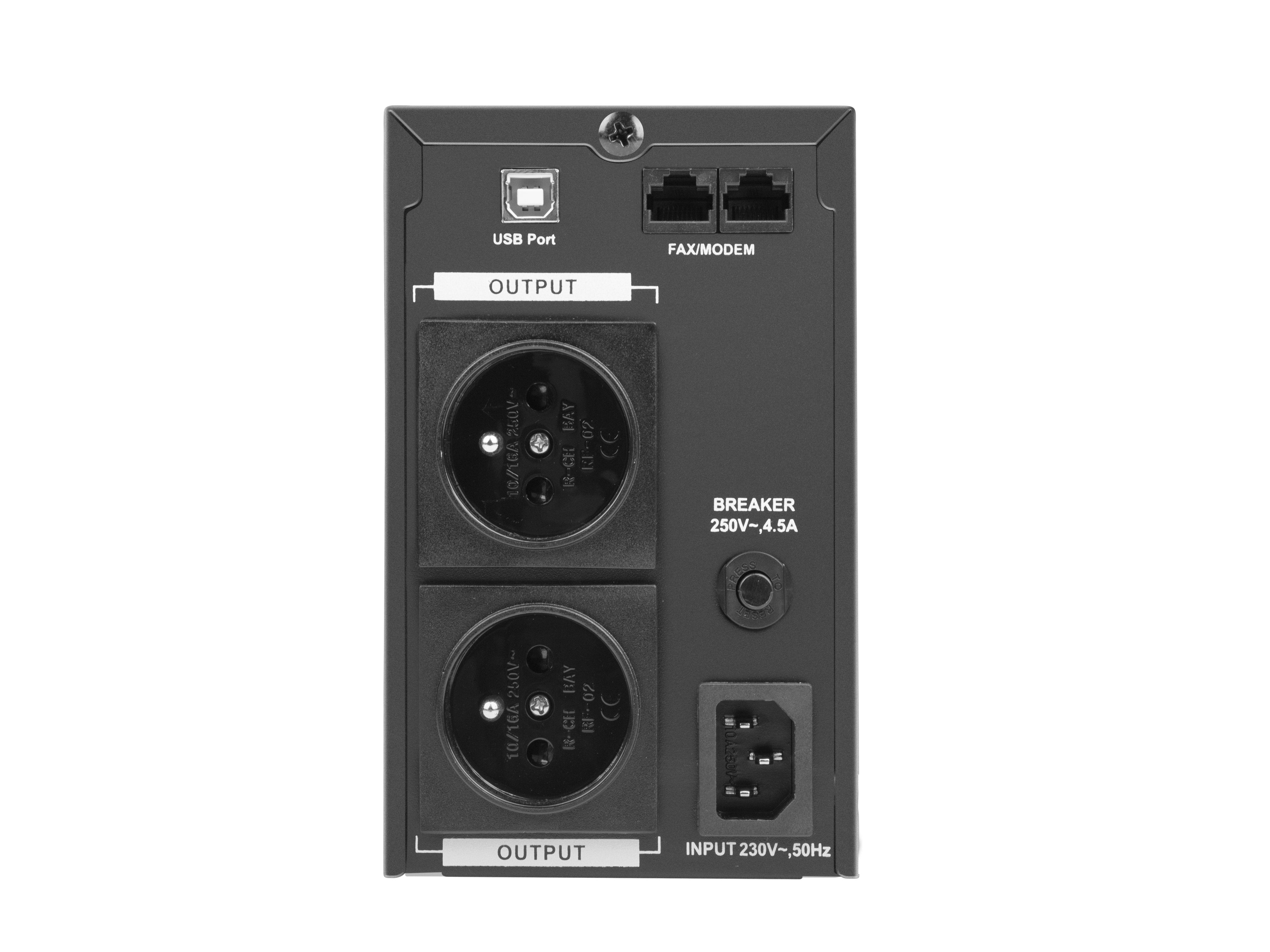 Sai Armac Office Line-Int 650va Lcd 2x230v O650epsw