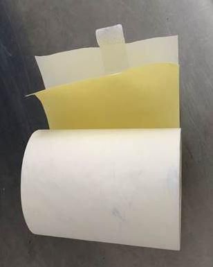 76x70x12 - 25m White/Yellow - None Thermal, Yellow + White - 50pcs/Box. 70 Mm Outside Diameter