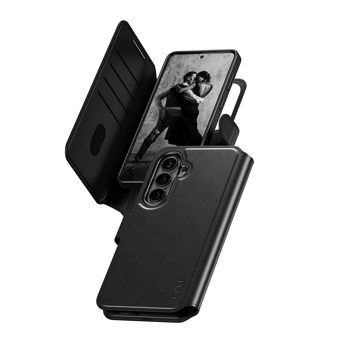 Panzerglass Care By ® Case Tango 2-In-1 Wallet M. Qi Samsung Galaxy S26+, Cover, Samsung, Samsung - Galaxy S26+, Transparent