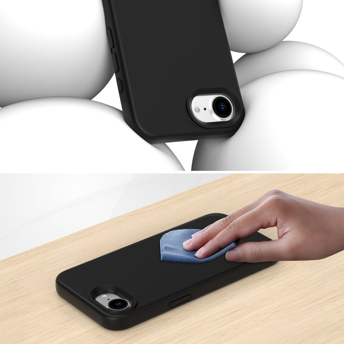 4smarts Funda De Silicona Cupertino Para Apple Iphone 16e Magsafe-Kompatibel