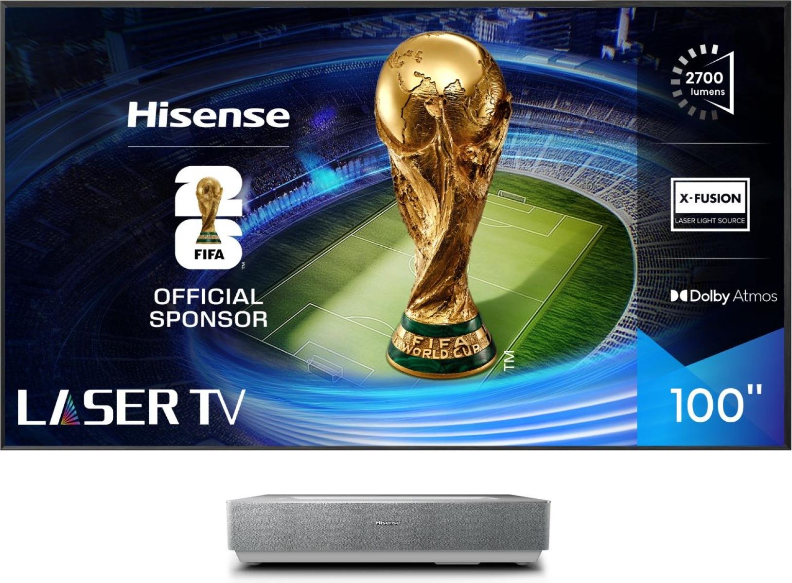 EAN 6942351409559 - Hisense 100L5ND proyector de TV Proyector de alcance ultracorto 2700 lúmenes ANSI DLP UHD 4K (3840x2160) imagen 16