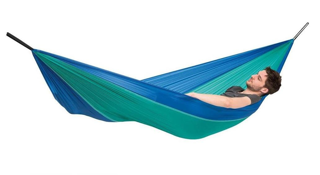 EAN 4030454005791 - AMAZONAS Adventure Hammock Hamaca colgante 1 personas(s) Nylon, Antidesgarros Azul, Color menta imagen 4