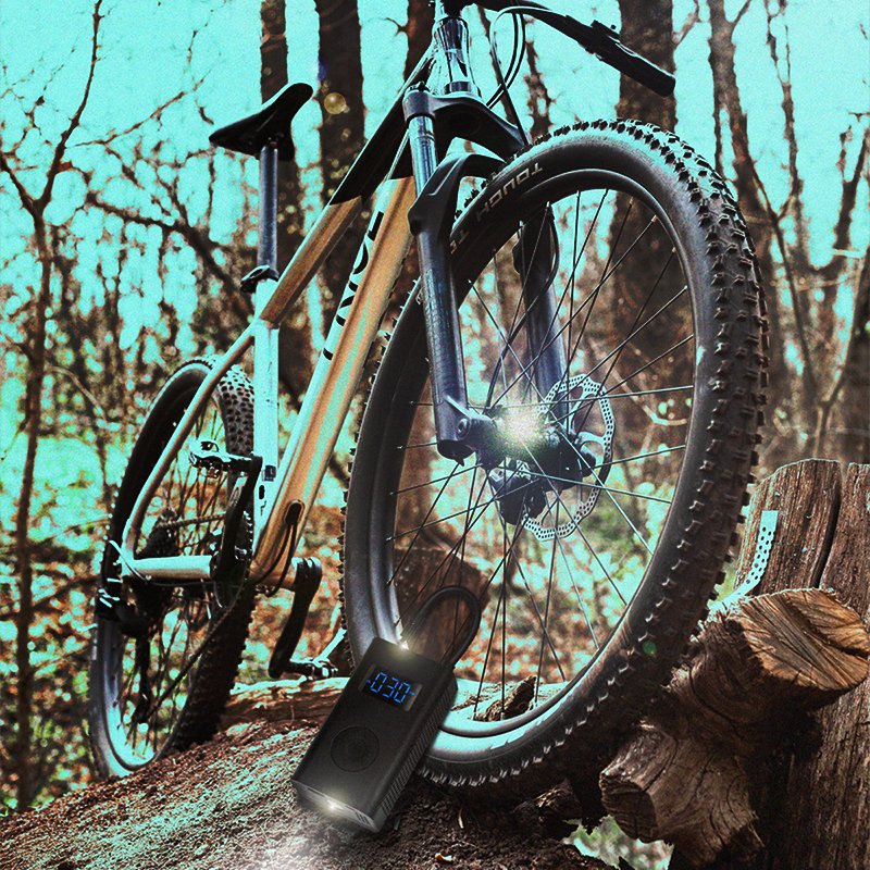 Compresor De Aire Móvil Logilink Con Linterna Led+4000mah