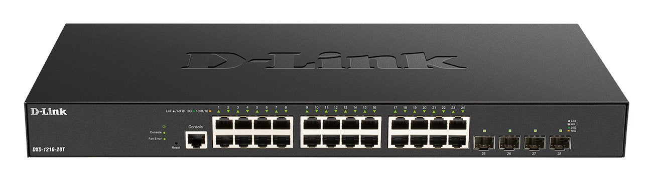 Switch Gestionable D-Link Dxs-1210-28t 28 Puertos Rj-45 10 100 1000 Sfp