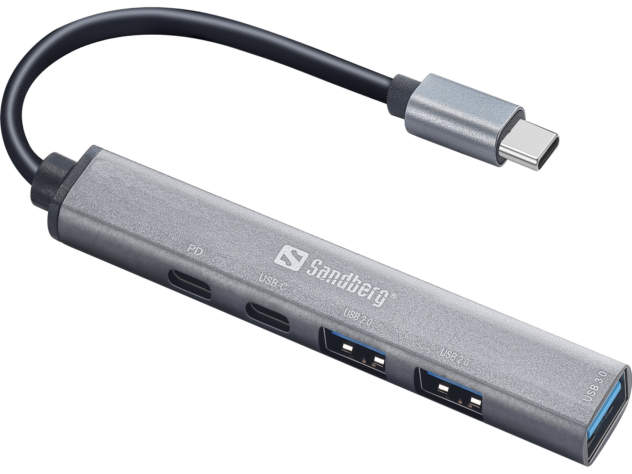 EAN 5705730336508 - Sandberg 336-50 hub de interfaz USB Tipo C 5000 Mbit/s Gris imagen 3