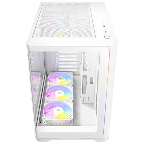 Caja Antec C5 Curve Argb Atx Blanco 3xvent Rev 120 Mm 1x120mm 2xusb Sn Fuente