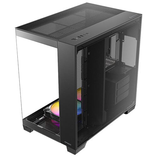 Caja Pc Antec C8 Argb E-Atx Negro 2xvent 160 Mm 1x140mm 2xusb Sn Fuente