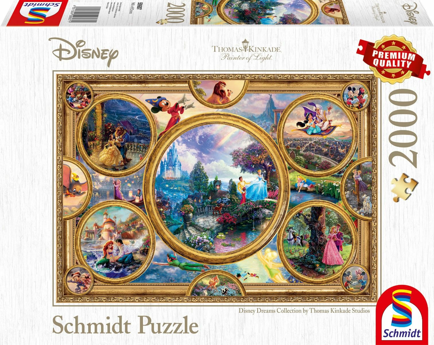 Puzzle Disney Dreams Collection 59607