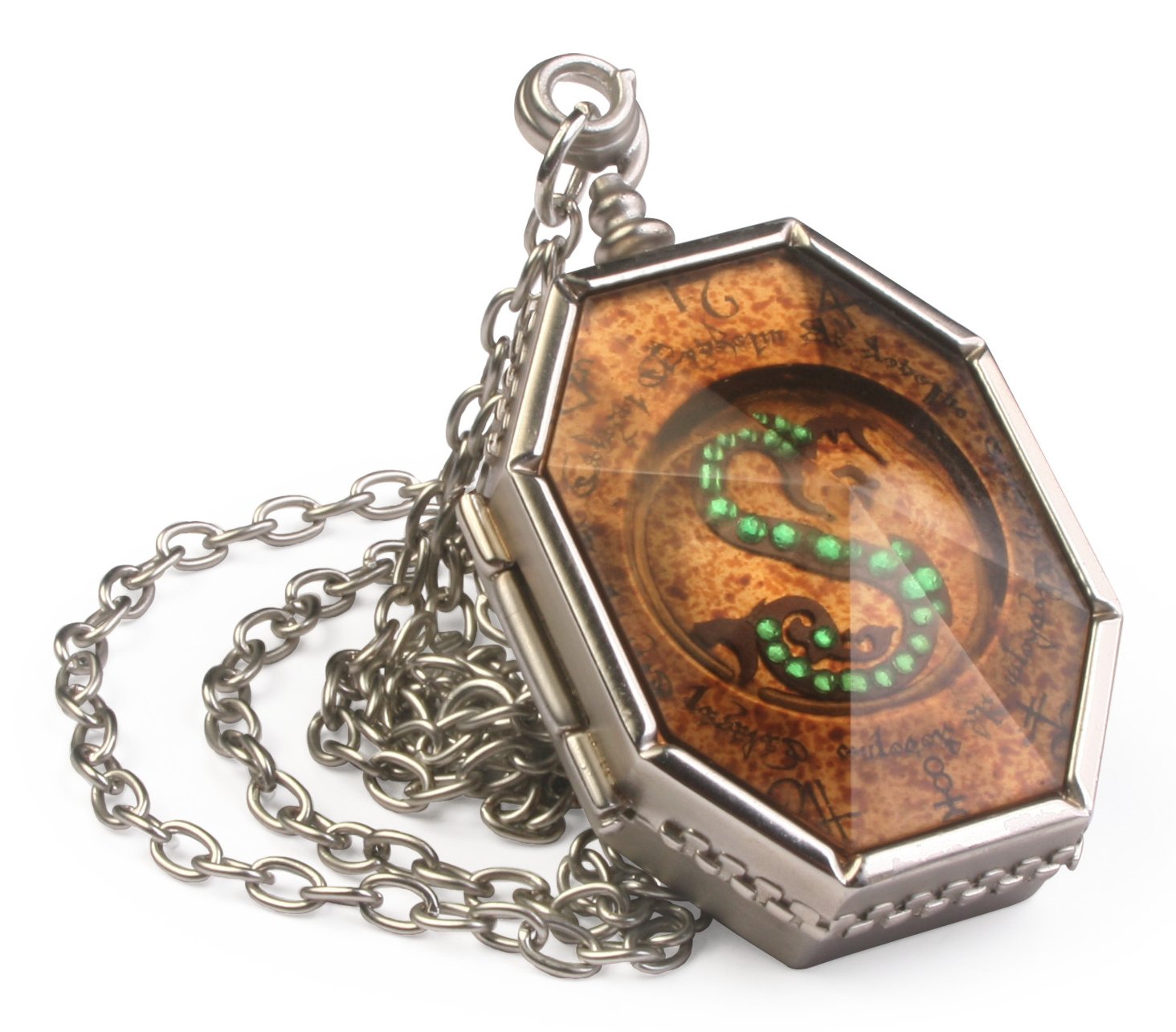 Replica The Noble Collection Harry Potter Guardapelo Horrocrux De Salazar Slytherin En Expositor
